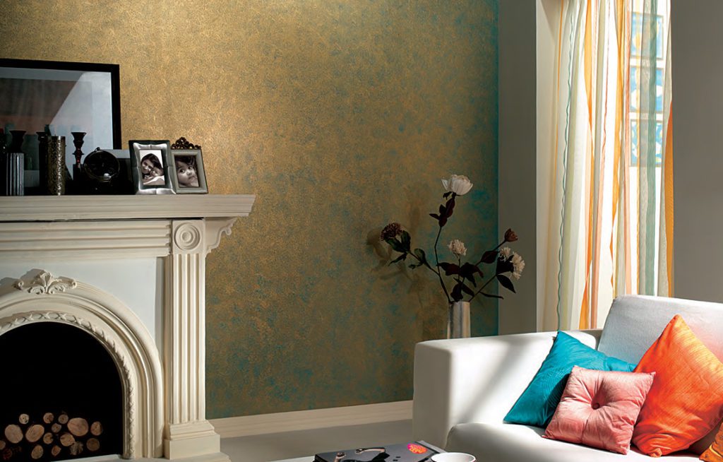 Sponging - Wall Texture Painting Design